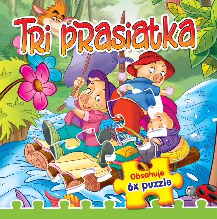 Tri prasiatka (2.vyd.) - Obsahuje 6x puzzle