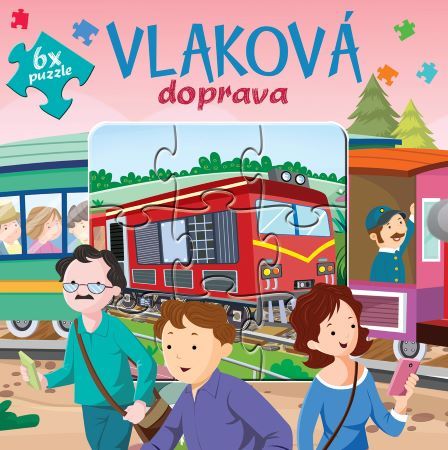 Vlaková doprava - 6x puzzle