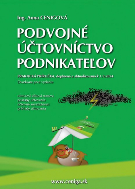 Podvojné účtovníctvo podnikateľov 2024 - Praktická príručka doplnená a aktualizovaná k 1.9.2024