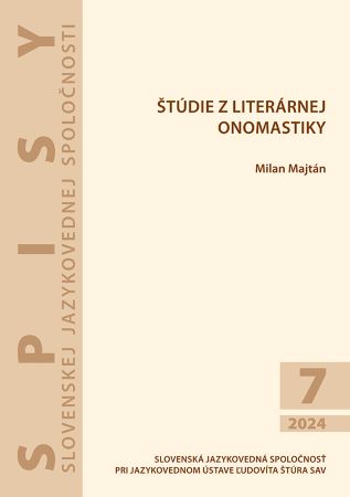 Štúdie z literárnej onomastiky - 