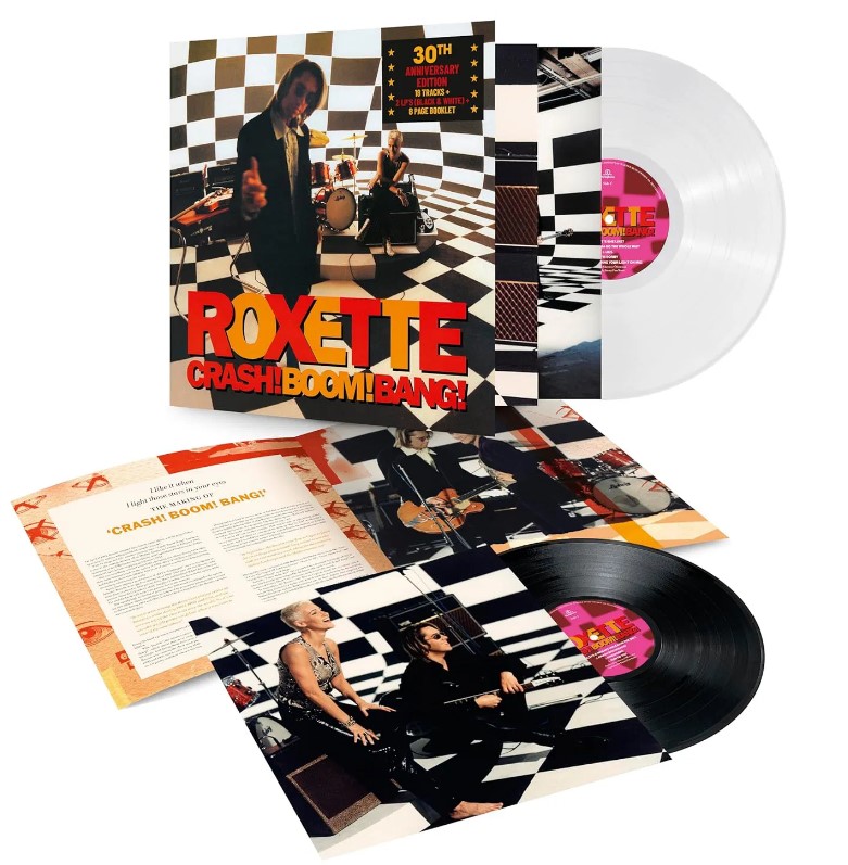 Roxette:  Crash! Boom! Bang! 30Th Anniversary (Limited Black White Vinyl) - LP