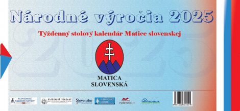 Národné výročia 2025 - týždenný stolový kalendár - 