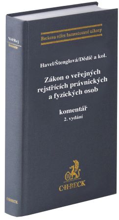 Zákon o veřejných rejstřících právnických a fyzických osob. Komentář (2. vydání) - 